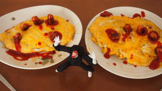 Illustration for article titled Zombie Omelets Are Both Terrifying and Delicious